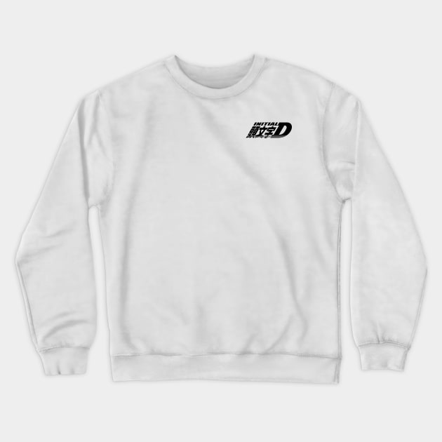 Initial D Logo Crewneck Sweatshirt by gtr